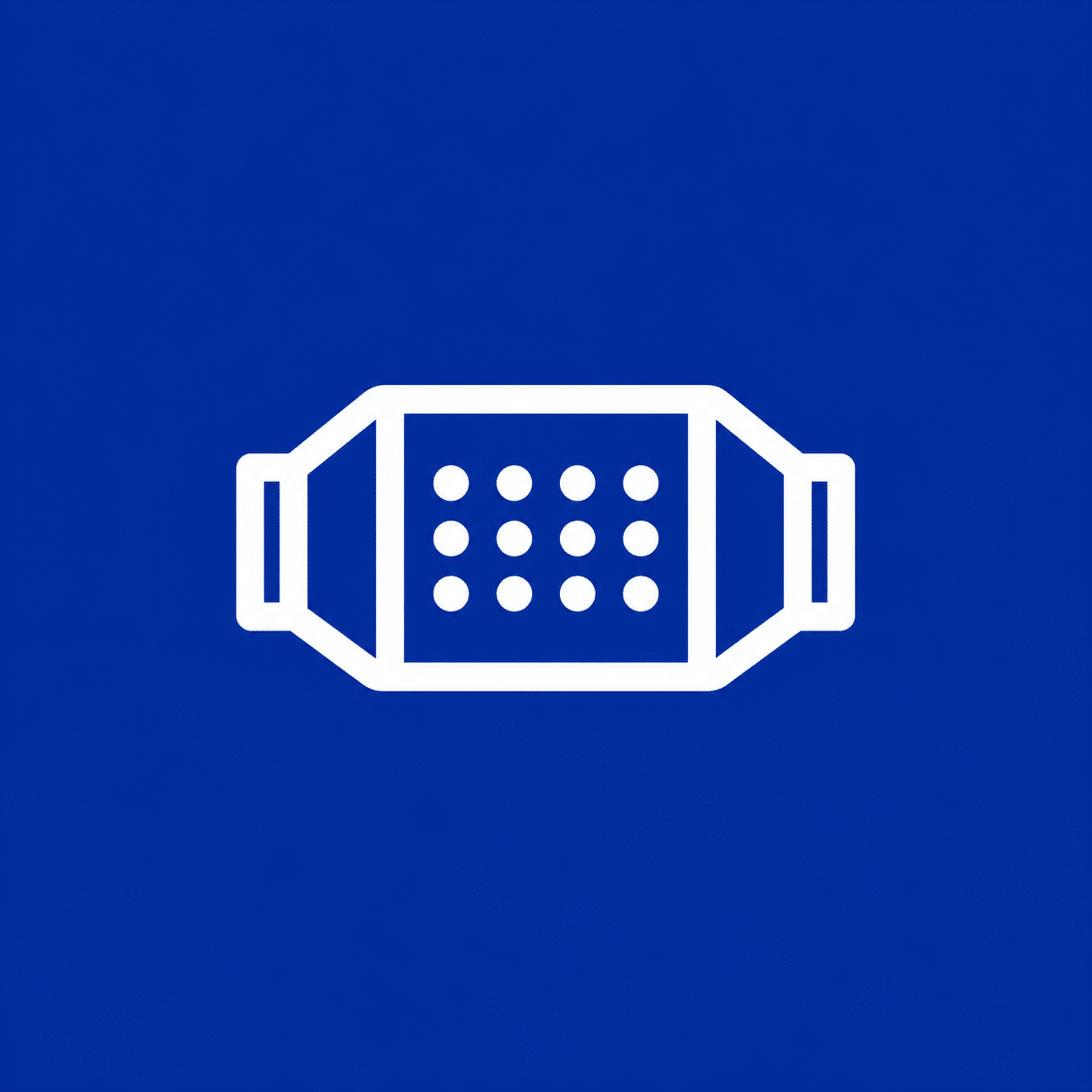 Icon of a catalytic converter
